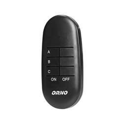 ZESTAW BEZPRZEWODOWYCH MINI GNIAZD STEROWANYCH PILOTEM 2+1, IP44 ORNO ZESTAW BEZPRZEWODOWYCH MINI GNIAZD STEROWANYCH PILOTEM 2+1, IP44 ORNO