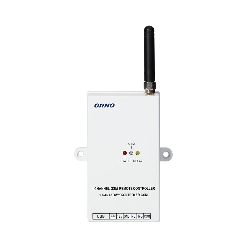 KONTROLER GSM DO STEROWANIA BRAMĄ, Z WEJSCIEM USB ORNO KONTROLER GSM DO STEROWANIA BRAMĄ, Z WEJSCIEM USB ORNO