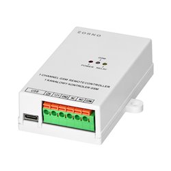KONTROLER GSM DO STEROWANIA BRAMĄ, Z WEJSCIEM USB, 4G ORNO KONTROLER GSM DO STEROWANIA BRAMĄ, Z WEJSCIEM USB, 4G ORNO