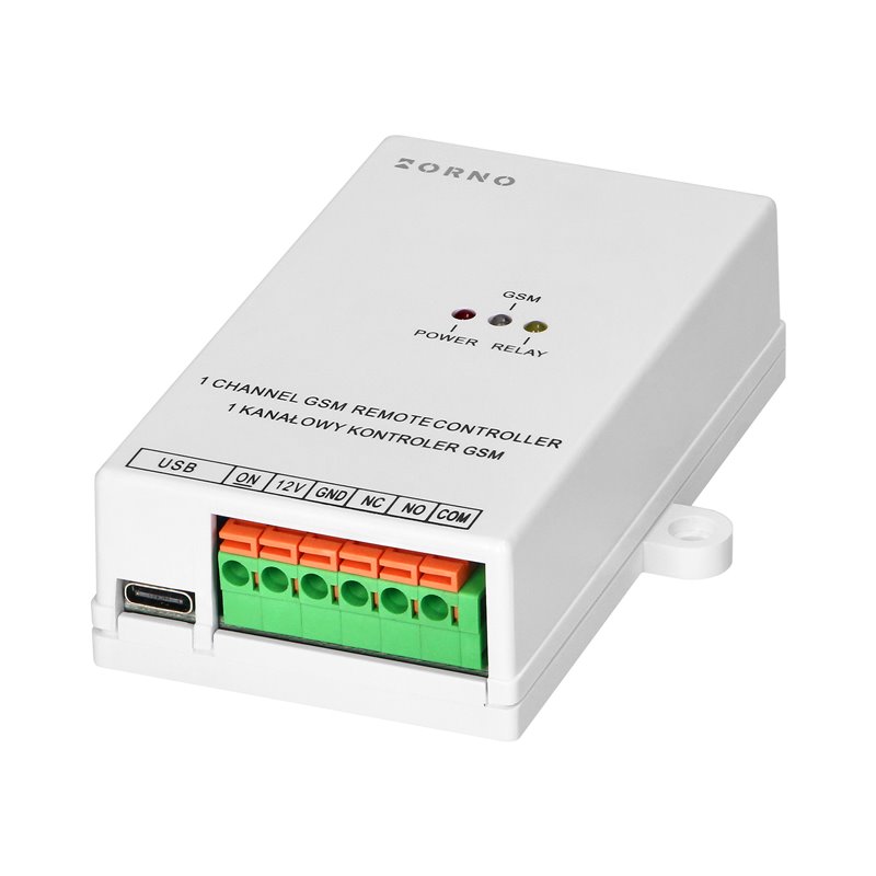 KONTROLER GSM DO STEROWANIA BRAMĄ, Z WEJSCIEM USB, 4G ORNO KONTROLER GSM DO STEROWANIA BRAMĄ, Z WEJSCIEM USB, 4G ORNO