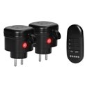 ZESTAW BEZPRZEWODOWYCH MINI GNIAZD STEROWANYCH PILOTEM 2+1, IP44 ORNO ZESTAW BEZPRZEWODOWYCH MINI GNIAZD STEROWANYCH PILOTEM 2+1, IP44 ORNO