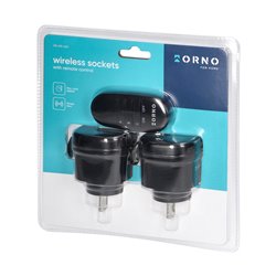 ZESTAW BEZPRZEWODOWYCH MINI GNIAZD STEROWANYCH PILOTEM 2+1, IP44 ORNO ZESTAW BEZPRZEWODOWYCH MINI GNIAZD STEROWANYCH PILOTEM 2+1, IP44 ORNO