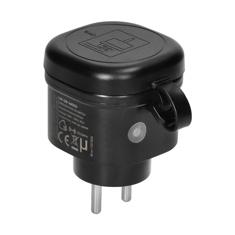 ZESTAW BEZPRZEWODOWYCH MINI GNIAZD STEROWANYCH PILOTEM 2+1, IP44 ORNO ZESTAW BEZPRZEWODOWYCH MINI GNIAZD STEROWANYCH PILOTEM 2+1, IP44 ORNO