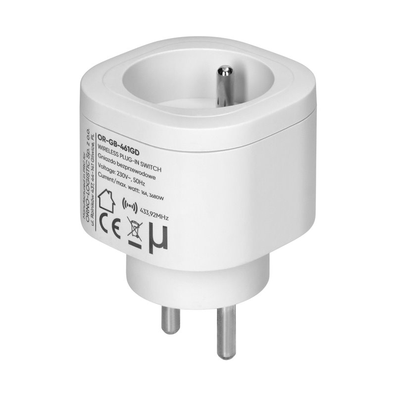 ZESTAW BEZPRZEWODOWYCH MINI GNIAZD STEROWANYCH PILOTEM 2+1 ORNO ZESTAW BEZPRZEWODOWYCH MINI GNIAZD STEROWANYCH PILOTEM 2+1 ORNO