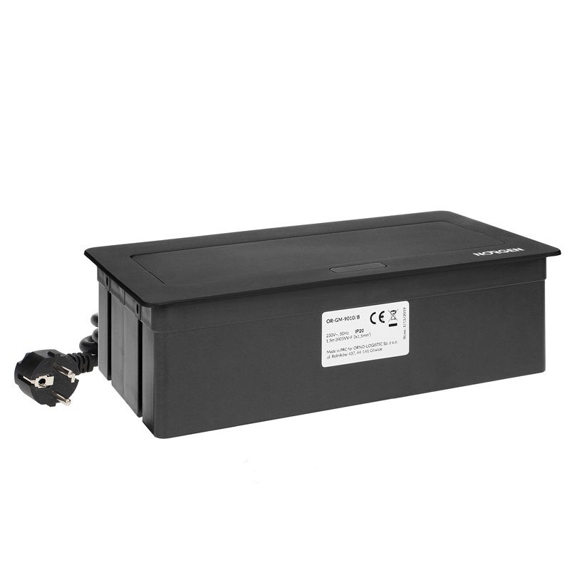 NOEN KASETA MEBLOWA WPUSZCZANA W BLAT ZE ZINTEGROWANĄ RAMKĄ PCV NA GNIAZDA MODUŁOWE 3 X 45X45MM LUB 6 X 22,5X45MM, PRZEWÓD 1,5M, NOEN KASETA MEBLOWA WPUSZCZANA W BLAT ZE ZINTEGROWANĄ RAMKĄ PCV NA GNIAZDA MODUŁOWE 3 X 45X45MM LUB 6 X 22,5X45MM, PRZEWÓD 1,5M,