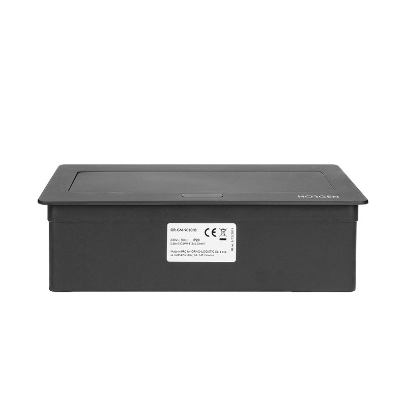 NOEN KASETA MEBLOWA WPUSZCZANA W BLAT ZE ZINTEGROWANĄ RAMKĄ PCV NA GNIAZDA MODUŁOWE 3 X 45X45MM LUB 6 X 22,5X45MM, PRZEWÓD 1,5M, NOEN KASETA MEBLOWA WPUSZCZANA W BLAT ZE ZINTEGROWANĄ RAMKĄ PCV NA GNIAZDA MODUŁOWE 3 X 45X45MM LUB 6 X 22,5X45MM, PRZEWÓD 1,5M,