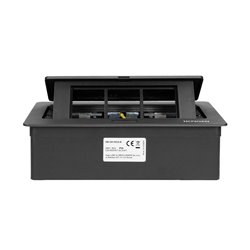 NOEN KASETA MEBLOWA WPUSZCZANA W BLAT ZE ZINTEGROWANĄ RAMKĄ PCV NA GNIAZDA MODUŁOWE 3 X 45X45MM LUB 6 X 22,5X45MM, PRZEWÓD 1,5M, NOEN KASETA MEBLOWA WPUSZCZANA W BLAT ZE ZINTEGROWANĄ RAMKĄ PCV NA GNIAZDA MODUŁOWE 3 X 45X45MM LUB 6 X 22,5X45MM, PRZEWÓD 1,5M,