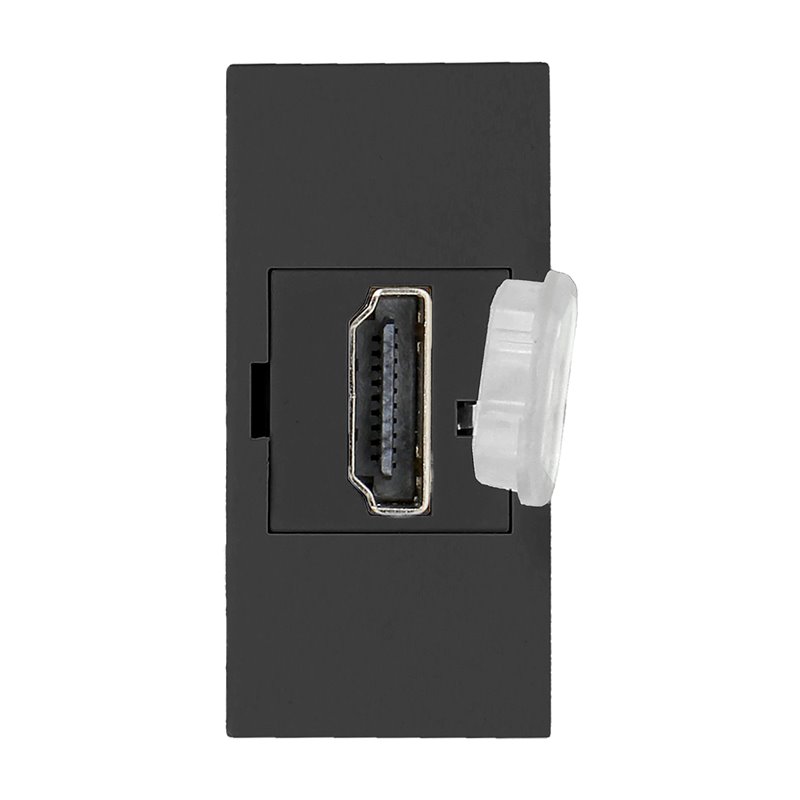 NOEN HDMI, GNIAZDO MODUŁOWE 22,5X45MM HDMI Z ZAŚLEPKĄ ZABEZPIECZAJĄCĄ, CZARNE ORNO NOEN HDMI, GNIAZDO MODUŁOWE 22,5X45MM HDMI Z ZAŚLEPKĄ ZABEZPIECZAJĄCĄ, CZARNE ORNO