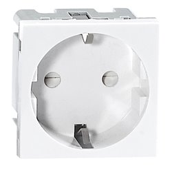 NOEN GS, GNIAZDO MODUŁOWE 45X45MM 1X2P+Z, TYP F SCHUKO, 16A 250V, BIAŁE ORNO NOEN GS, GNIAZDO MODUŁOWE 45X45MM 1X2P+Z, TYP F SCHUKO, 16A 250V, BIAŁE ORNO