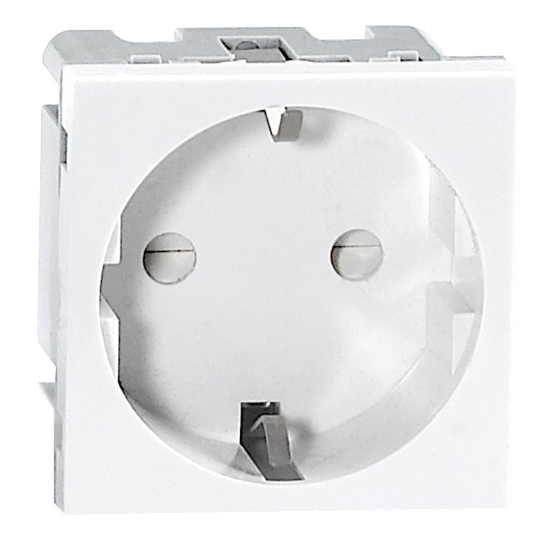 NOEN GS, GNIAZDO MODUŁOWE 45X45MM 1X2P+Z, TYP F SCHUKO, 16A 250V, BIAŁE ORNO NOEN GS, GNIAZDO MODUŁOWE 45X45MM 1X2P+Z, TYP F SCHUKO, 16A 250V, BIAŁE ORNO