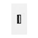 NOEN USB DATA, GNIAZDO MODUŁOWE 22,5X45MM USB DATA 2.0, PRZELOTKA, BIAŁE ORNO NOEN USB DATA, GNIAZDO MODUŁOWE 22,5X45MM USB DATA 2.0, PRZELOTKA, BIAŁE ORNO