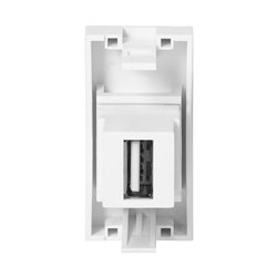 NOEN USB DATA, GNIAZDO MODUŁOWE 22,5X45MM USB DATA 2.0, PRZELOTKA, BIAŁE ORNO NOEN USB DATA, GNIAZDO MODUŁOWE 22,5X45MM USB DATA 2.0, PRZELOTKA, BIAŁE ORNO