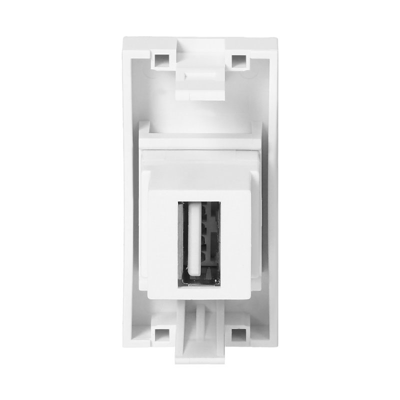 NOEN USB DATA, GNIAZDO MODUŁOWE 22,5X45MM USB DATA 2.0, PRZELOTKA, BIAŁE ORNO NOEN USB DATA, GNIAZDO MODUŁOWE 22,5X45MM USB DATA 2.0, PRZELOTKA, BIAŁE ORNO