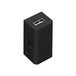 KOSTKA Z GNIAZDEM USB DO GNIAZDA MEBLOWEGO OR-GM-9015/B ORNO KOSTKA Z GNIAZDEM USB DO GNIAZDA MEBLOWEGO OR-GM-9015/B ORNO