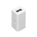 KOSTKA Z GNIAZDEM USB DO GNIAZDA MEBLOWEGO OR-GM-9015/W ORNO