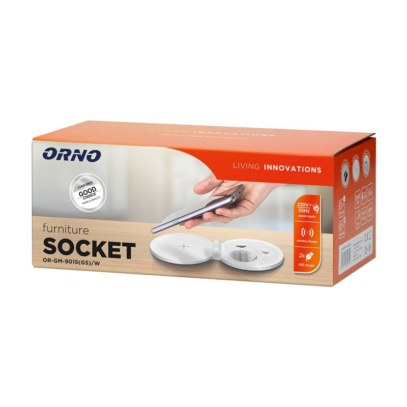 GNIAZDO MEBLOWE O8CM WPUSZCZANE W BLAT Z ŁADOWARKĄ INDUKCYJNĄ, ŁADOWARKĄ USB Z 2 GNIAZDAMI A I C, PRZELOTKĄ KABLOWĄ Z PRZEWODEM GNIAZDO MEBLOWE O8CM WPUSZCZANE W BLAT Z ŁADOWARKĄ INDUKCYJNĄ, ŁADOWARKĄ USB Z 2 GNIAZDAMI A I C, PRZELOTKĄ KABLOWĄ Z PRZEWODEM