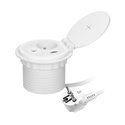 GNIAZDO MEBLOWE O8CM WPUSZCZANE W BLAT Z ŁADOWARKĄ INDUKCYJNĄ, ŁADOWARKĄ USB Z 2 GNIAZDAMI A I C, PRZELOTKĄ KABLOWĄ I PRZEWODEM GNIAZDO MEBLOWE O8CM WPUSZCZANE W BLAT Z ŁADOWARKĄ INDUKCYJNĄ, ŁADOWARKĄ USB Z 2 GNIAZDAMI A I C, PRZELOTKĄ KABLOWĄ I PRZEWODEM