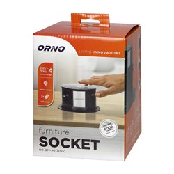 GNIAZDO MEBLOWE O10CM WYSUWANE Z BLATU Z ŁADOWARKĄ INDUKCYJNĄ, ŁADOWARKĄ USB I PRZEWODEM 1,5M, 3X2P+Z (SCHUKO), QI 1.2.4 MAX. 10 GNIAZDO MEBLOWE O10CM WYSUWANE Z BLATU Z ŁADOWARKĄ INDUKCYJNĄ, ŁADOWARKĄ USB I PRZEWODEM 1,5M, 3X2P+Z (SCHUKO), QI 1.2.4 MAX. 10