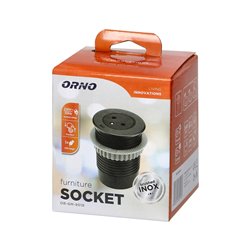 GNIAZDO WPUSZCZANE W BLAT 2P+Z Z SYSTEMEM EASYEJECT, USB 3.0, 1,5M + PRZEJŚCIÓWKA DO USB ORNO GNIAZDO WPUSZCZANE W BLAT 2P+Z Z SYSTEMEM EASYEJECT, USB 3.0, 1,5M + PRZEJŚCIÓWKA DO USB ORNO
