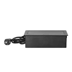 GNIAZDO MEBLOWE REDE, 2X2P+Z, 2XUSB Z PRZEWODEM 1,5M, CZARNE ORNO GNIAZDO MEBLOWE REDE, 2X2P+Z, 2XUSB Z PRZEWODEM 1,5M, CZARNE ORNO