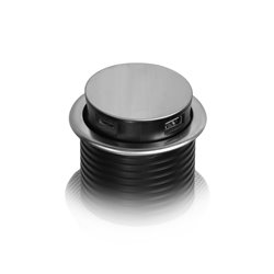 WPUSZCZANE GNIAZDO MEBLOWE O6CM Z ŁADOWARKĄ USB I PRZEWODEM 1,5M, 3X2P+Z (SCHUKO), 2XUSB (TYP A I TYP C), INOX ORNO WPUSZCZANE GNIAZDO MEBLOWE O6CM Z ŁADOWARKĄ USB I PRZEWODEM 1,5M, 3X2P+Z (SCHUKO), 2XUSB (TYP A I TYP C), INOX ORNO