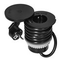 GNIAZDO MEBLOWE O6CM Z ROTACYJNĄ POKRYWĄ, ŁADOWARKĄ INDUKCYJNĄ, ŁADOWARKĄ USB I PRZEWODEM 1,5M, 1X2P+Z, QI 1.2.4 MAX. 10W, 2XUSB GNIAZDO MEBLOWE O6CM Z ROTACYJNĄ POKRYWĄ, ŁADOWARKĄ INDUKCYJNĄ, ŁADOWARKĄ USB I PRZEWODEM 1,5M, 1X2P+Z, QI 1.2.4 MAX. 10W, 2XUSB