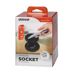 GNIAZDO MEBLOWE O6CM Z ROTACYJNĄ POKRYWĄ, ŁADOWARKĄ INDUKCYJNĄ, ŁADOWARKĄ USB I PRZEWODEM 1,5M, 1X2P+Z (SCHUKO), QI 1.2.4 MAX. 1 GNIAZDO MEBLOWE O6CM Z ROTACYJNĄ POKRYWĄ, ŁADOWARKĄ INDUKCYJNĄ, ŁADOWARKĄ USB I PRZEWODEM 1,5M, 1X2P+Z (SCHUKO), QI 1.2.4 MAX. 1