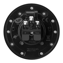 HERMETYCZNE GNIAZDO ELEKTRYCZNE OKRĄGŁE, IP55, 1X2P+Z(FRENCH), CZARNE ORNO HERMETYCZNE GNIAZDO ELEKTRYCZNE OKRĄGŁE, IP55, 1X2P+Z(FRENCH), CZARNE ORNO