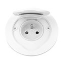 HERMETYCZNE GNIAZDO ELEKTRYCZNE OKRĄGŁE, IP55,1X2P+Z(FRENCH), BIAŁE ORNO HERMETYCZNE GNIAZDO ELEKTRYCZNE OKRĄGŁE, IP55,1X2P+Z(FRENCH), BIAŁE ORNO