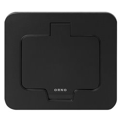 HERMETYCZNE GNIAZDO ELEKTRYCZNE PROSTOKĄTNE, IP55, CZARNE ORNO HERMETYCZNE GNIAZDO ELEKTRYCZNE PROSTOKĄTNE, IP55, CZARNE ORNO