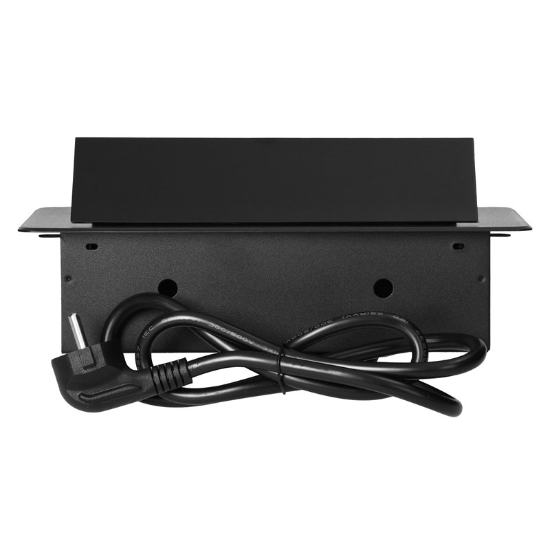 GNIAZDO MEBLOWE WPUSZCZANE W BLAT Z PŁASKIM FREZOWANYM RANTEM, ŁADOWARKĄ USB I PRZEWODEM 1,5M, 2X2P+Z (SCHUKO), 2XUSB (TYP A+C 3 GNIAZDO MEBLOWE WPUSZCZANE W BLAT Z PŁASKIM FREZOWANYM RANTEM, ŁADOWARKĄ USB I PRZEWODEM 1,5M, 2X2P+Z (SCHUKO), 2XUSB (TYP A+C 3