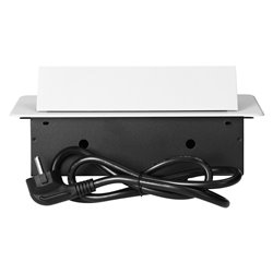 GNIAZDO MEBLOWE WPUSZCZANE W BLAT Z PŁASKIM FREZOWANYM RANTEM, ŁADOWARKĄ USB I PRZEWODEM 1,5M, 2X2P+Z (SCHUKO), 2XUSB (TYP A+C 3 GNIAZDO MEBLOWE WPUSZCZANE W BLAT Z PŁASKIM FREZOWANYM RANTEM, ŁADOWARKĄ USB I PRZEWODEM 1,5M, 2X2P+Z (SCHUKO), 2XUSB (TYP A+C 3