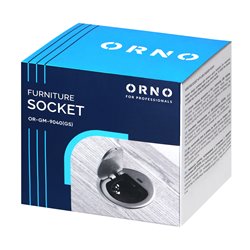 GNIAZDO MEBLOWE O6CM WPUSZCZANE W BLAT Z POKRYWKĄ, ŁADOWARKĄ USB I PRZEWODEM 1,9M, 1X2P+Z (SCHUKO), 1XUSB (TYP C 20W), SREBRNE O GNIAZDO MEBLOWE O6CM WPUSZCZANE W BLAT Z POKRYWKĄ, ŁADOWARKĄ USB I PRZEWODEM 1,9M, 1X2P+Z (SCHUKO), 1XUSB (TYP C 20W), SREBRNE O