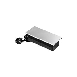 GNIAZDO MEBLOWE Z PRZESUWNĄ POKRYWĄ, 2X2P+Z (SCHUKO), USB A+C, SREBRNE ORNO GNIAZDO MEBLOWE Z PRZESUWNĄ POKRYWĄ, 2X2P+Z (SCHUKO), USB A+C, SREBRNE ORNO