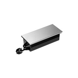 GNIAZDO MEBLOWE Z PRZESUWNĄ POKRYWĄ, 2X2P+Z (SCHUKO), USB A+C, SREBRNE ORNO GNIAZDO MEBLOWE Z PRZESUWNĄ POKRYWĄ, 2X2P+Z (SCHUKO), USB A+C, SREBRNE ORNO