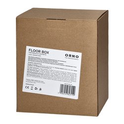 PUSZKA PODŁOGOWA NA GNIAZDA MODUŁOWE 4 X 45X45MM LUB 8 X 22,5X45MM, POKRYWA: PLASTIK, CZARNA ORNO PUSZKA PODŁOGOWA NA GNIAZDA MODUŁOWE 4 X 45X45MM LUB 8 X 22,5X45MM, POKRYWA: PLASTIK, CZARNA ORNO