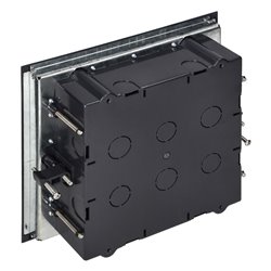 PUSZKA PODŁOGOWA NA GNIAZDA MODUŁOWE 6 X 45X45MM LUB 12 X 22,5X45MM, POKRYWA: PLASTIK, CZARNA ORNO PUSZKA PODŁOGOWA NA GNIAZDA MODUŁOWE 6 X 45X45MM LUB 12 X 22,5X45MM, POKRYWA: PLASTIK, CZARNA ORNO