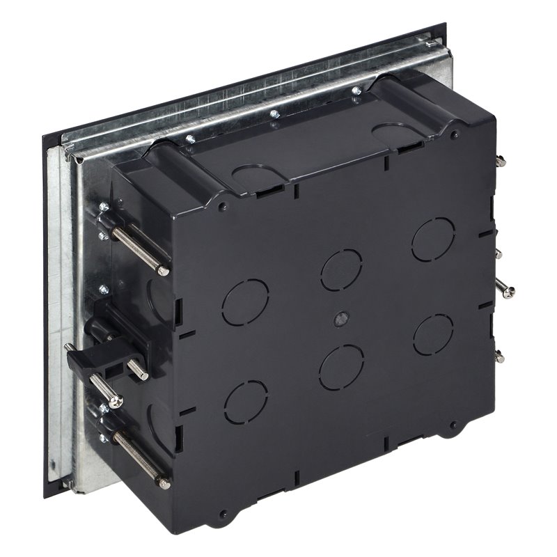 PUSZKA PODŁOGOWA NA GNIAZDA MODUŁOWE 6 X 45X45MM LUB 12 X 22,5X45MM, POKRYWA: PLASTIK, CZARNA ORNO PUSZKA PODŁOGOWA NA GNIAZDA MODUŁOWE 6 X 45X45MM LUB 12 X 22,5X45MM, POKRYWA: PLASTIK, CZARNA ORNO
