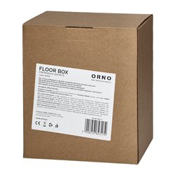 PUSZKA PODŁOGOWA NA GNIAZDA MODUŁOWE 6 X 45X45MM LUB 12 X 22,5X45MM, POKRYWA: STAL NIERDZEWNA, CZARNA ORNO PUSZKA PODŁOGOWA NA GNIAZDA MODUŁOWE 6 X 45X45MM LUB 12 X 22,5X45MM, POKRYWA: STAL NIERDZEWNA, CZARNA ORNO