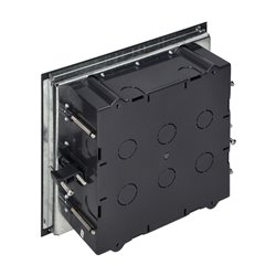PUSZKA PODŁOGOWA NA GNIAZDA MODUŁOWE 6 X 45X45MM LUB 12 X 22,5X45MM, POKRYWA: STAL NIERDZEWNA, CZARNA ORNO PUSZKA PODŁOGOWA NA GNIAZDA MODUŁOWE 6 X 45X45MM LUB 12 X 22,5X45MM, POKRYWA: STAL NIERDZEWNA, CZARNA ORNO