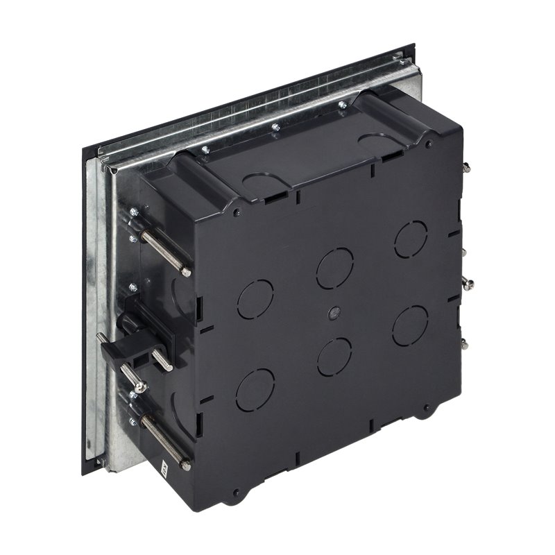 PUSZKA PODŁOGOWA NA GNIAZDA MODUŁOWE 6 X 45X45MM LUB 12 X 22,5X45MM, POKRYWA: STAL NIERDZEWNA, CZARNA ORNO PUSZKA PODŁOGOWA NA GNIAZDA MODUŁOWE 6 X 45X45MM LUB 12 X 22,5X45MM, POKRYWA: STAL NIERDZEWNA, CZARNA ORNO