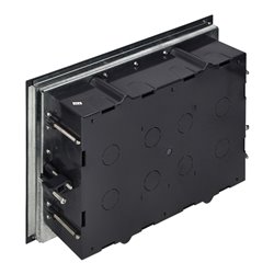 PUSZKA PODŁOGOWA NA GNIAZDA MODUŁOWE 8 X 45X45MM LUB 16 X 22,5X45MM, POKRYWA: PLASTIK, CZARNA ORNO PUSZKA PODŁOGOWA NA GNIAZDA MODUŁOWE 8 X 45X45MM LUB 16 X 22,5X45MM, POKRYWA: PLASTIK, CZARNA ORNO