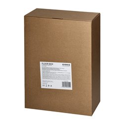 PUSZKA PODŁOGOWA NA GNIAZDA MODUŁOWE 8 X 45X45MM LUB 16 X 22,5X45MM, POKRYWA: STAL NIERDZEWNA, CZARNA ORNO PUSZKA PODŁOGOWA NA GNIAZDA MODUŁOWE 8 X 45X45MM LUB 16 X 22,5X45MM, POKRYWA: STAL NIERDZEWNA, CZARNA ORNO