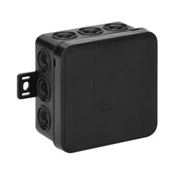 PUSZKA N/T CLICK, IP54, 12 PRZEPUSTÓW, 75X75X41MM, CZARNA, 66 SZT. ORNO PUSZKA N/T CLICK, IP54, 12 PRZEPUSTÓW, 75X75X41MM, CZARNA, 66 SZT. ORNO