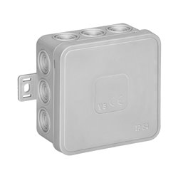 PUSZKA N/T CLICK, IP54, 12 PRZEPUSTÓW, 75X75X41MM, SZARA, 66 SZT. ORNO PUSZKA N/T CLICK, IP54, 12 PRZEPUSTÓW, 75X75X41MM, SZARA, 66 SZT. ORNO