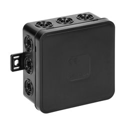 PUSZKA N/T CLICK, IP54, 12 PRZEPUSTÓW, 85X85X41MM, CZARNA ORNO PUSZKA N/T CLICK, IP54, 12 PRZEPUSTÓW, 85X85X41MM, CZARNA ORNO