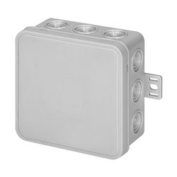 PUSZKA N/T CLICK, IP54, 12 PRZEPUSTÓW, 85X85X41MM, SZARA ORNO PUSZKA N/T CLICK, IP54, 12 PRZEPUSTÓW, 85X85X41MM, SZARA ORNO