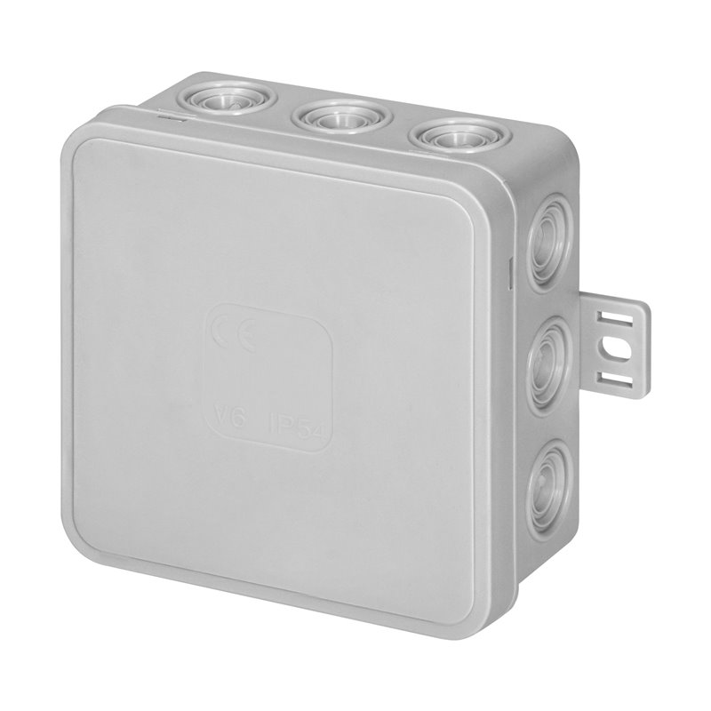 PUSZKA N/T CLICK, IP54, 12 PRZEPUSTÓW, 85X85X41MM, SZARA ORNO PUSZKA N/T CLICK, IP54, 12 PRZEPUSTÓW, 85X85X41MM, SZARA ORNO