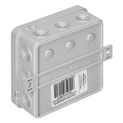 PUSZKA N/T CLICK, IP54, 12 PRZEPUSTÓW, 100X100X41MM, SZARA ORNO PUSZKA N/T CLICK, IP54, 12 PRZEPUSTÓW, 100X100X41MM, SZARA ORNO