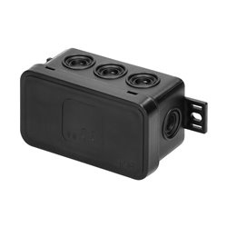 PUSZKA N/T CLICK, IP54, 8 PRZEPUSTÓW, 80X45X41MM, CZARNA ORNO PUSZKA N/T CLICK, IP54, 8 PRZEPUSTÓW, 80X45X41MM, CZARNA ORNO